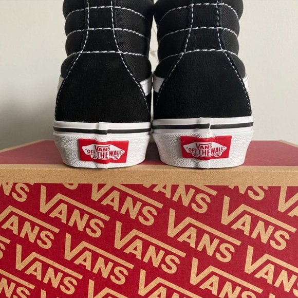 Vans Sk8-Hi Skate Shoe - Little Kid / Big Kid - Black - Picture 8 of 10